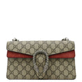 GUCCI Dionysus Small Rectangular GG Supreme Canvas Shoulder Bag Beige 499623