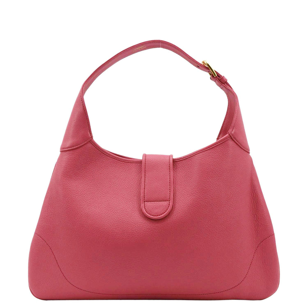 GUCCI Aphrodite Medium Leather Shoulder Bag Dusty Pink 726274