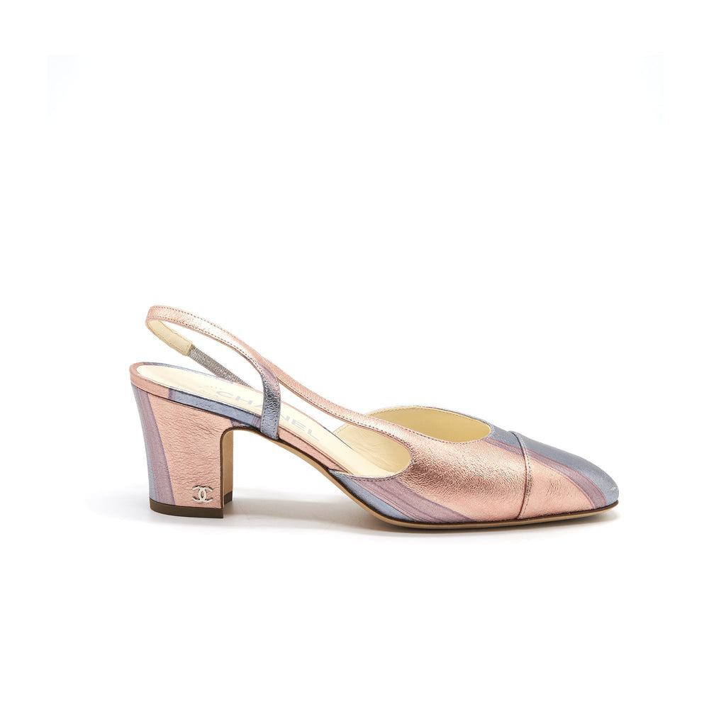 Chanel Sling Back Size 37.5