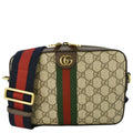 GUCCI Ophidia Small GG Supreme Canvas Crossbody Bag Beige 699439