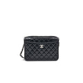 Chanel 18B Calfskin Camera Case Black