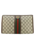 GUCCI Ophidia GG Supreme Canvas Pouch Beige 598234