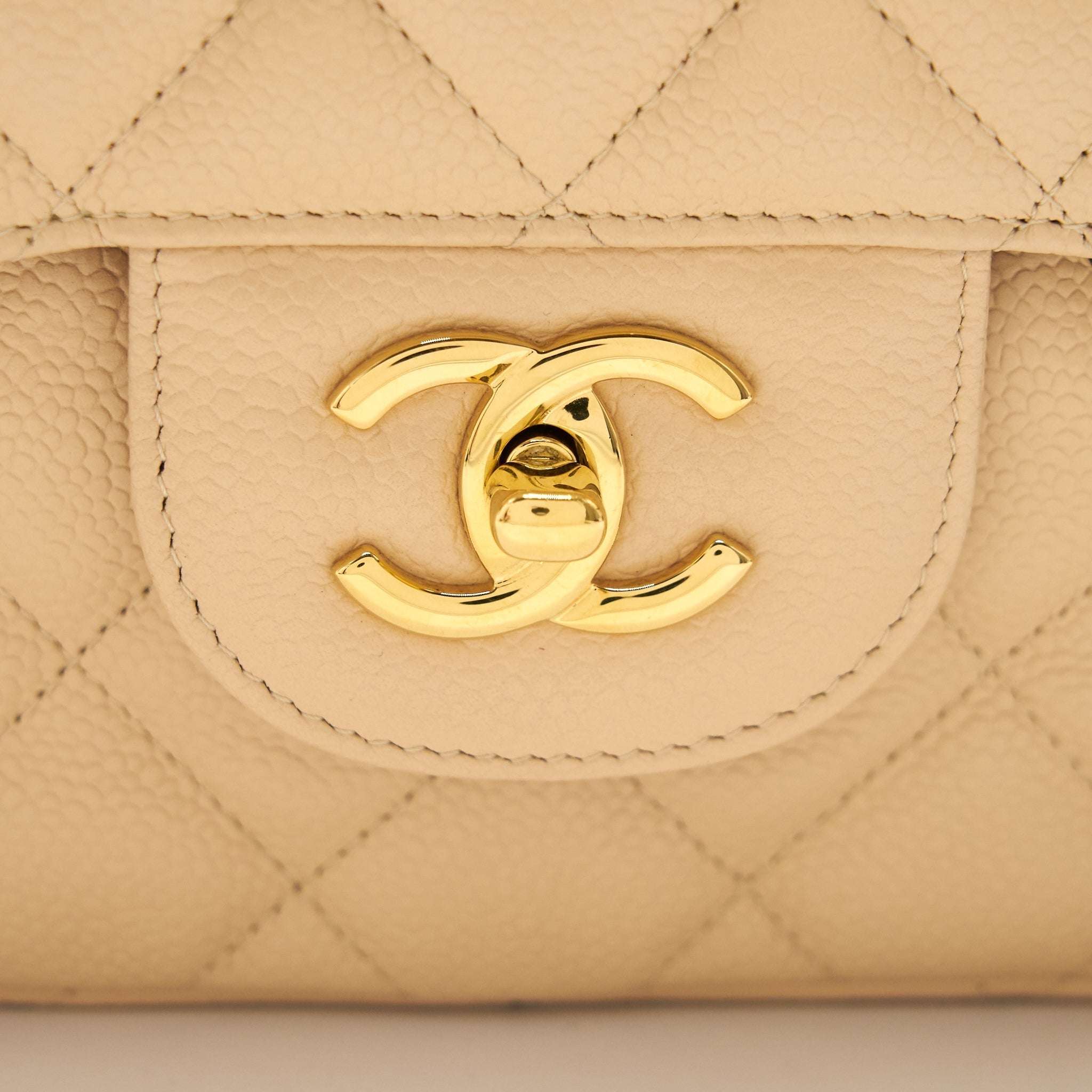 Chanel Jumbo Classic Double Flap Bag Beige