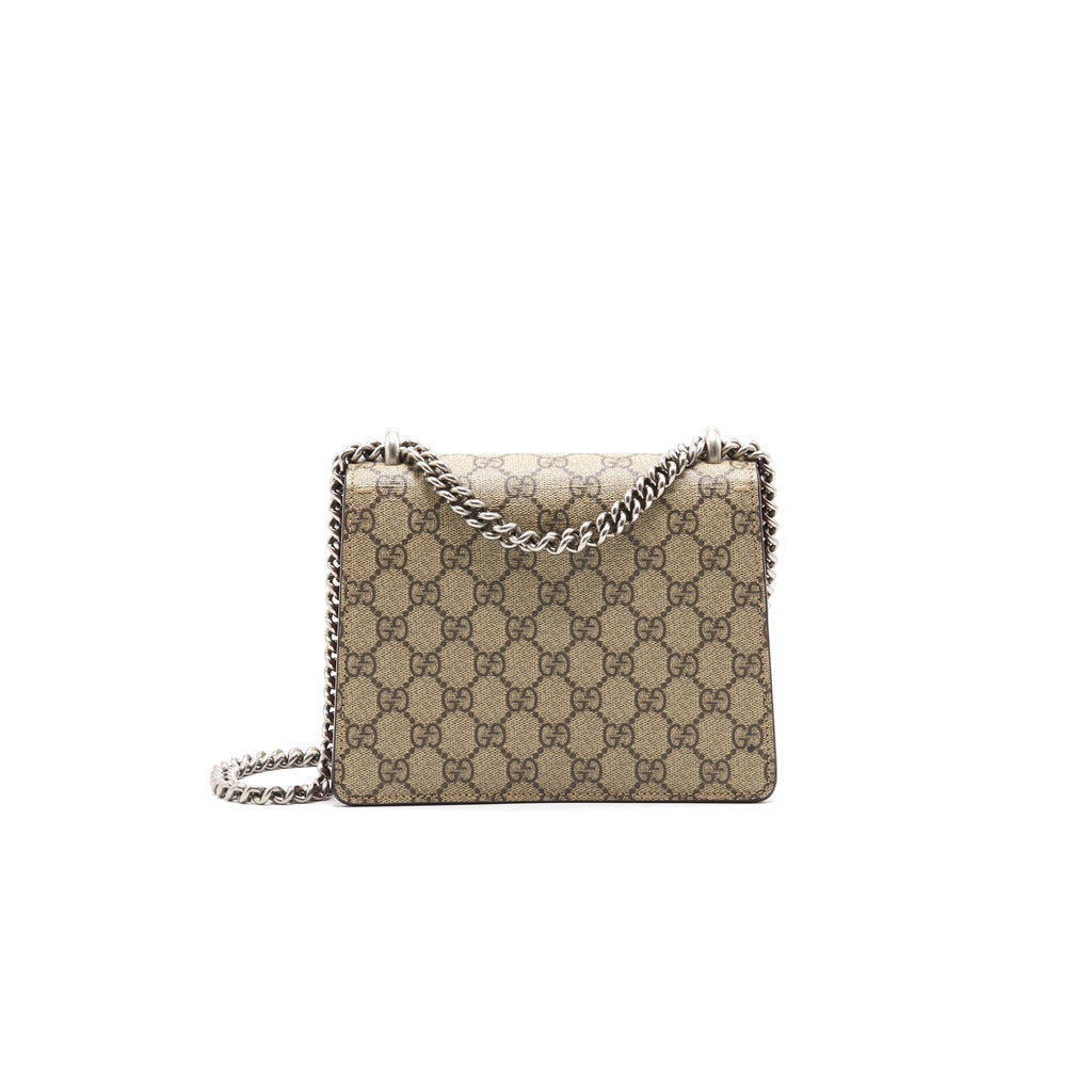 GUCCI DIONYSUS GG SUPREME MINI BAG RED