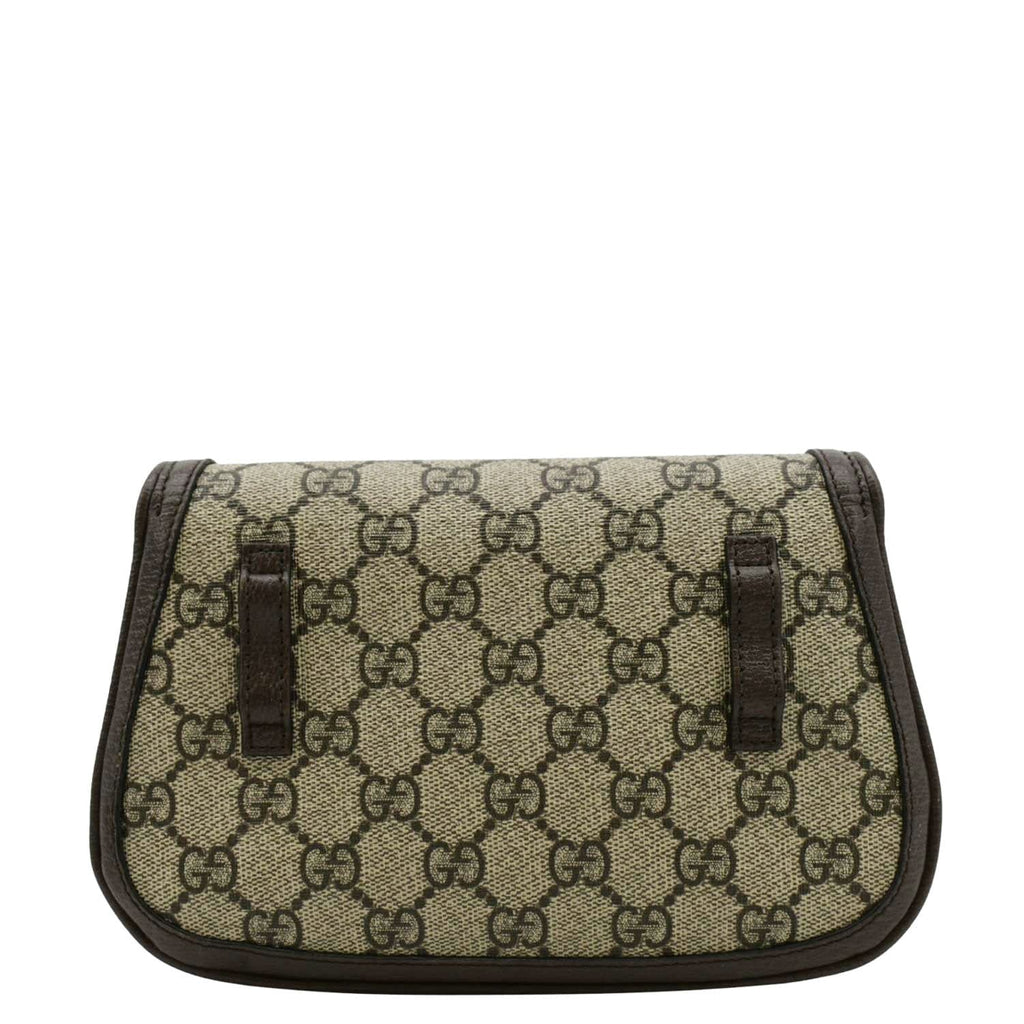 GUCCI Mini Blondie GG Supreme Canvas Belt Bag Beige 703807