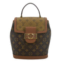 LOUIS VUITTON Dauphine PM Monogram Reverse Canvas Backpack Brown