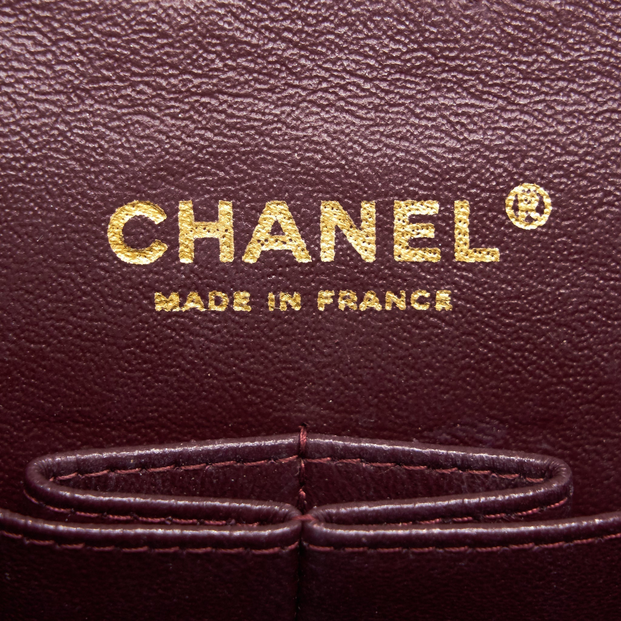 CHANEL MEDIUM CLASSIC DOUBLE FLAP CAVIER Black and gold