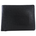 Louis Vuitton Black Taiga Leather Bifold Slim Wallet