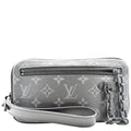 LOUIS VUITTON Volga Monogram Eclipse Pochette Clutch Bag Black