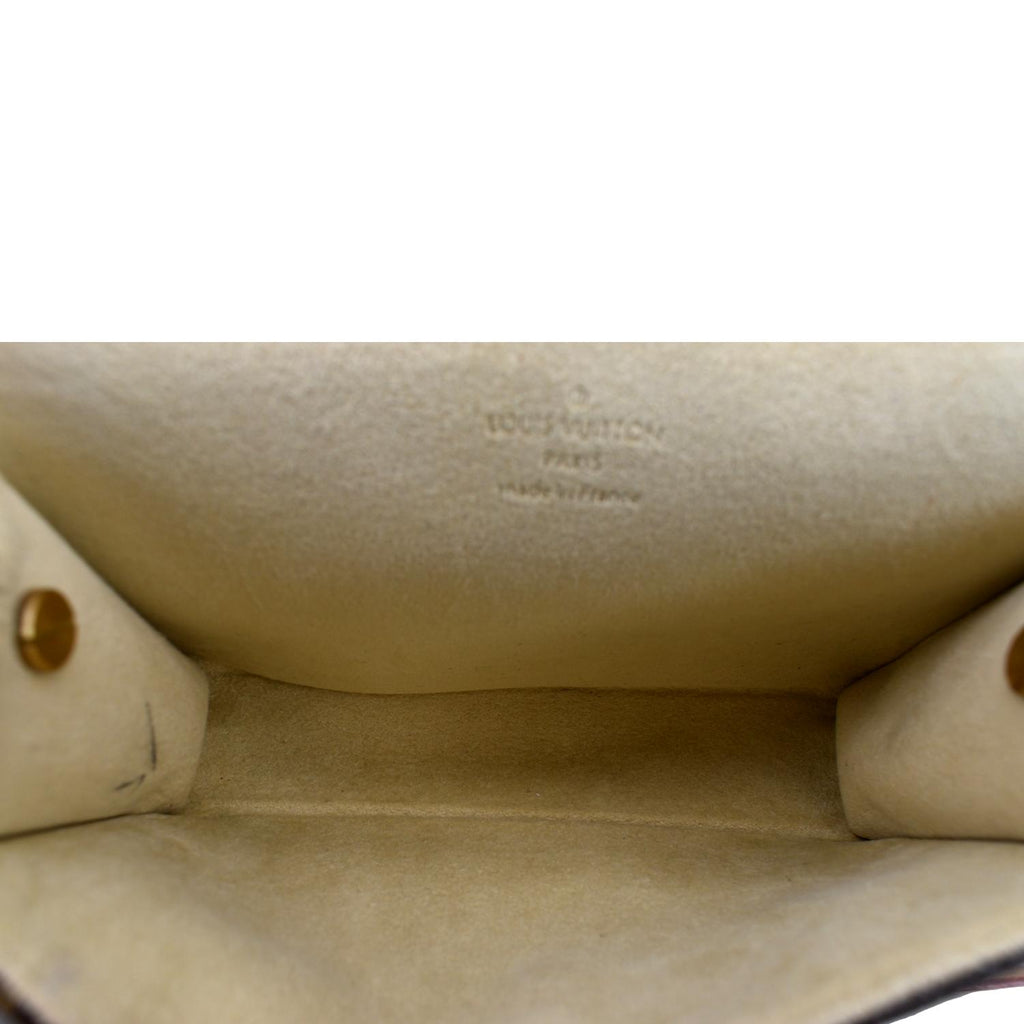 LOUIS VUITTON Pochette Florentine Monogram Canvas Belt Bag Brown