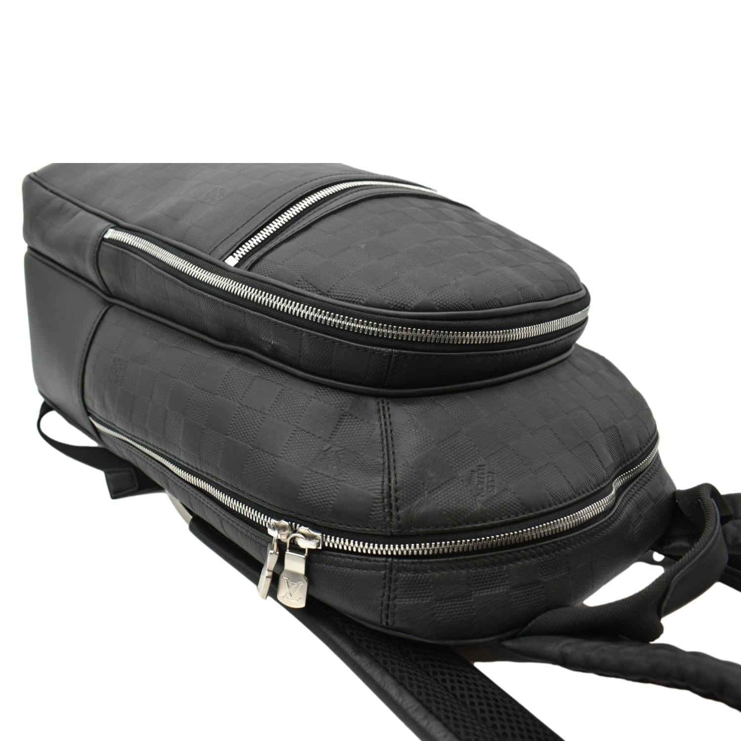 LOUIS VUITTON Michael Damier Infini Leather Backpack Bag Black