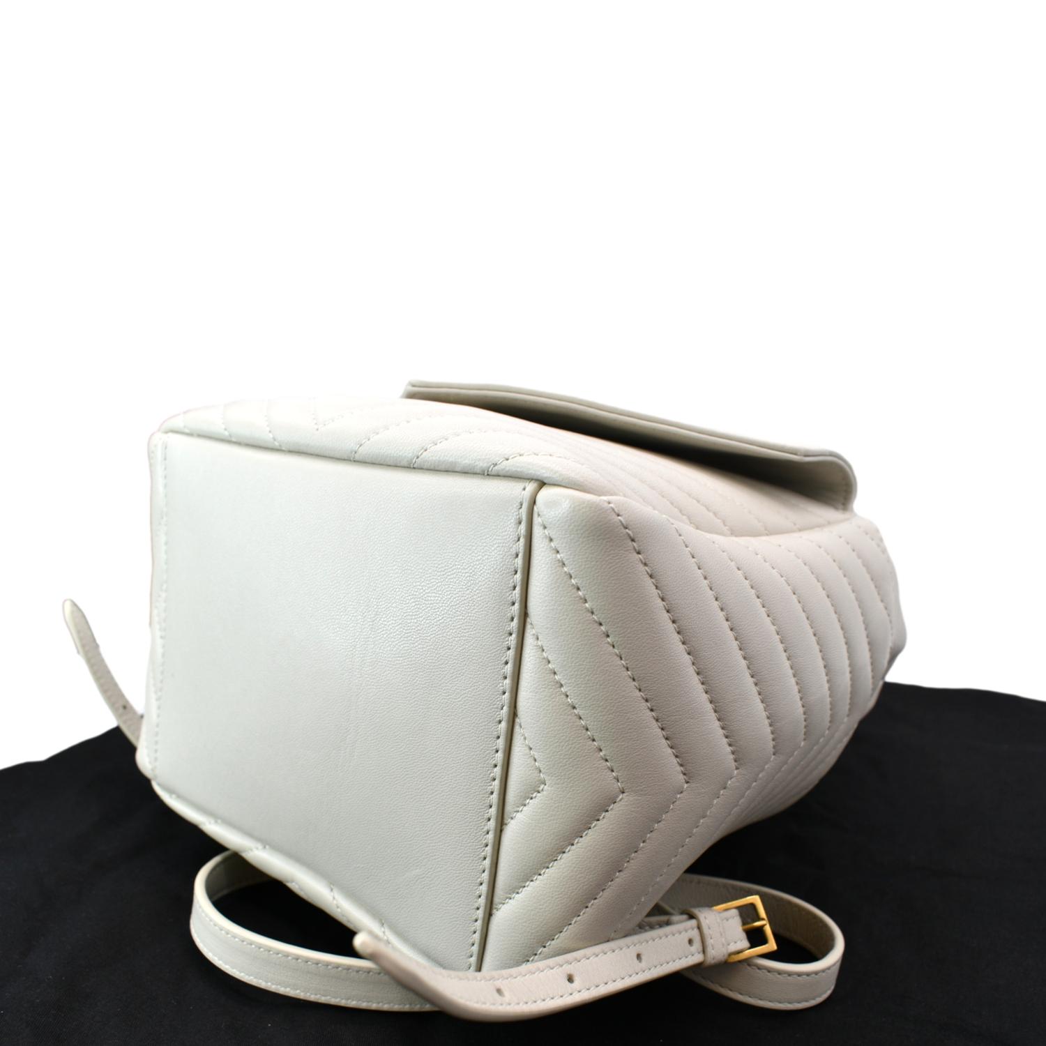 YVES SAINT LAURENT Joe Lambskin Leather Backpack Bag
