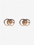 Gucci 18ct GG Earrings Rose Gold Gold Plated