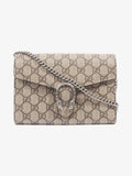 Gucci Dionysus Chain Wallet GG Supreme Coated Canvas