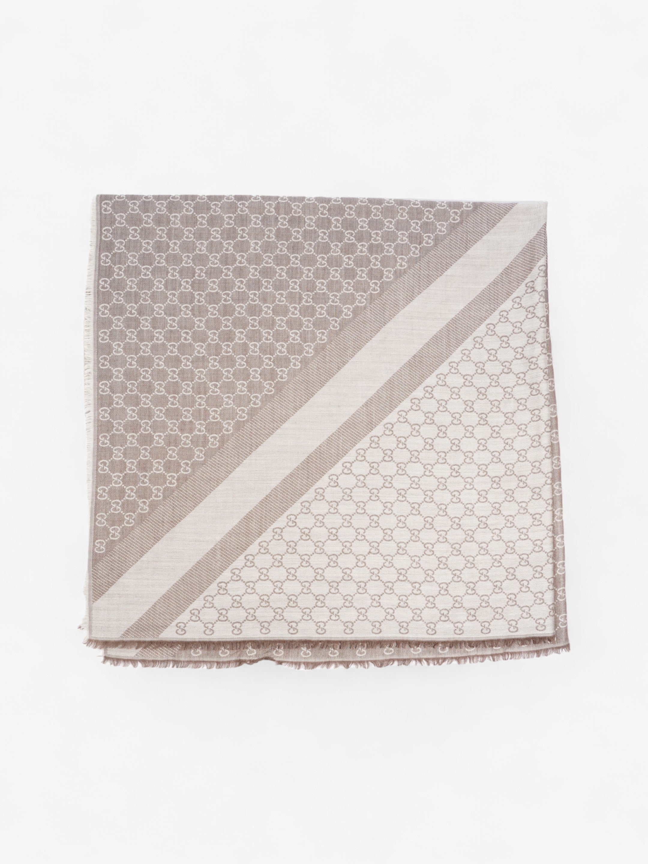 Gucci GG Guccissima Scarf GG Supreme / Beige Wool