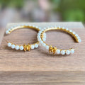 CHANEL Pearl CC More is More Small Hoop Earrings
