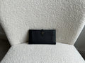 Chanel Black Coco Button Long Wallet