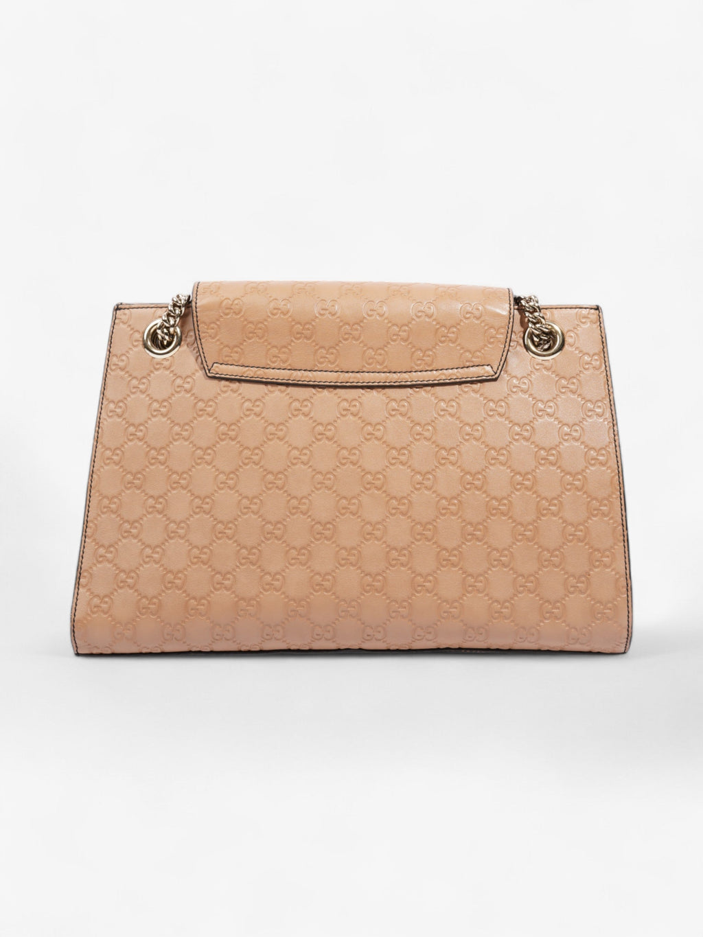 Gucci Emily Guccissima Chain Light Taupe / GG Supreme Canvas Large