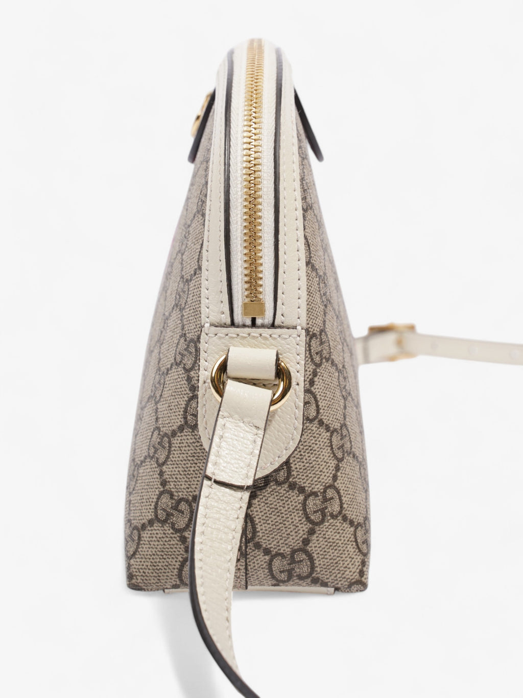 Gucci Ophidia GG Supreme / White Canvas Small