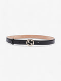 Gucci Blondie Belt Black Leather 85cm / 34"