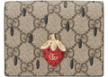 GUCCI BIFOLD GG CANVAS STRAWBERRY WALLET
