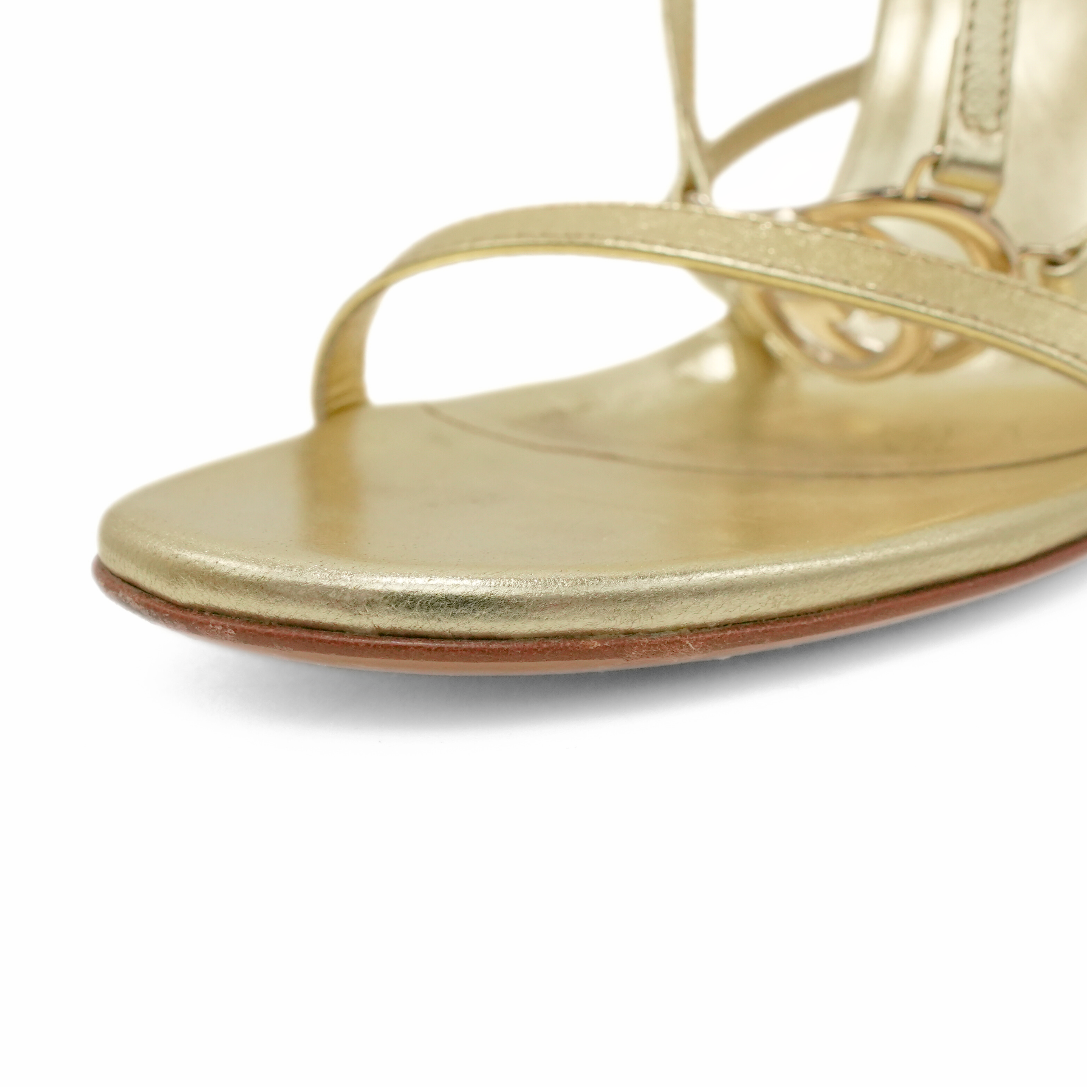 Gucci 'Double G' Heeled Sandal - Women's 8