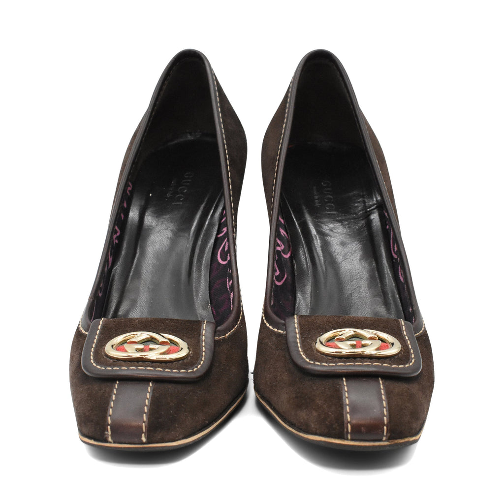 Gucci Interlocking GG Pumps - Women's 7.5