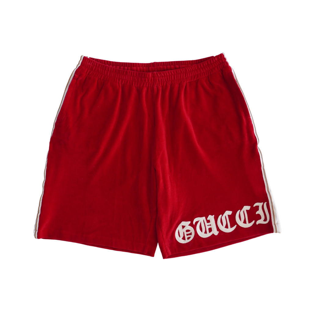 Gucci Velour Shorts - Men's XXL