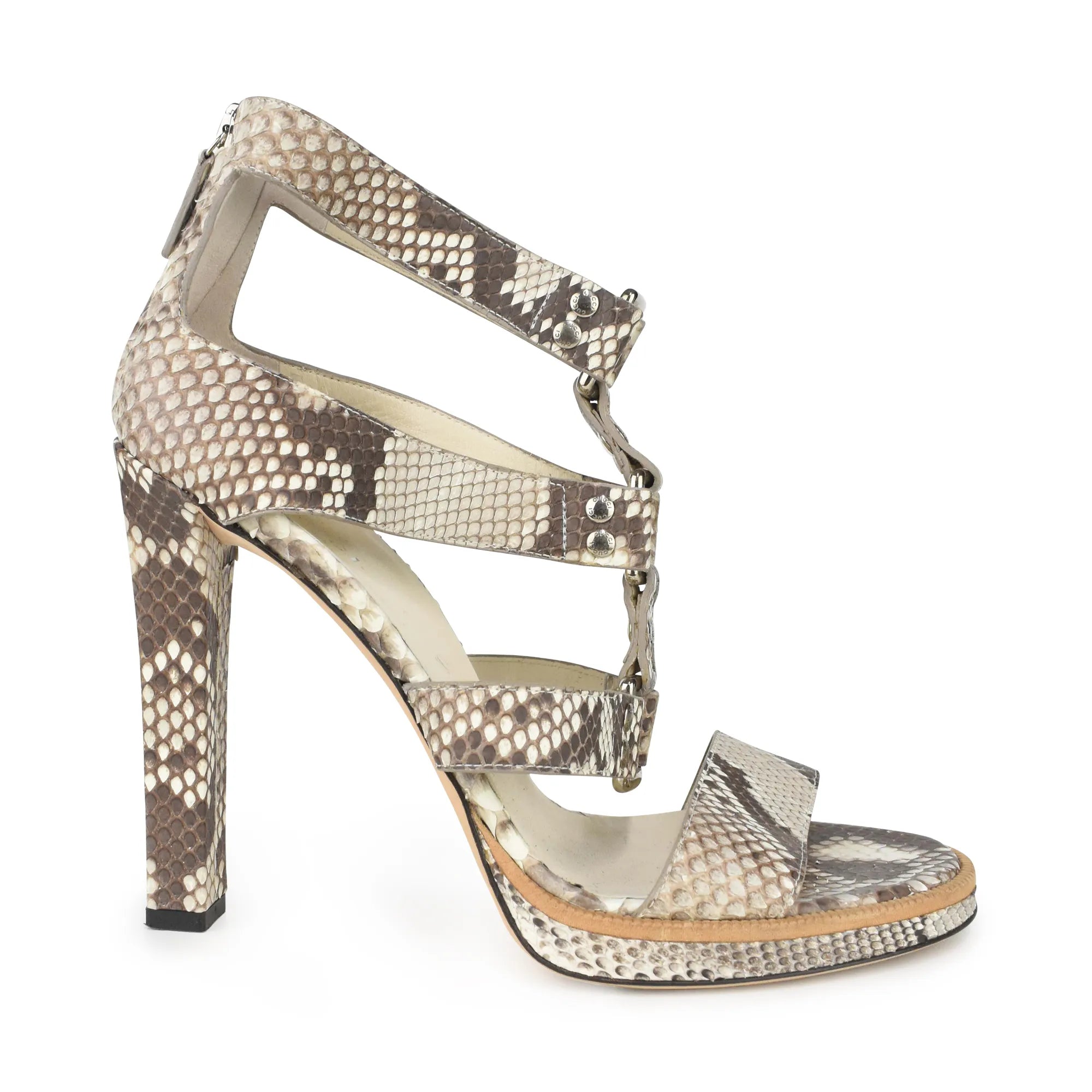 Gucci Python Heels - Women's 38.5