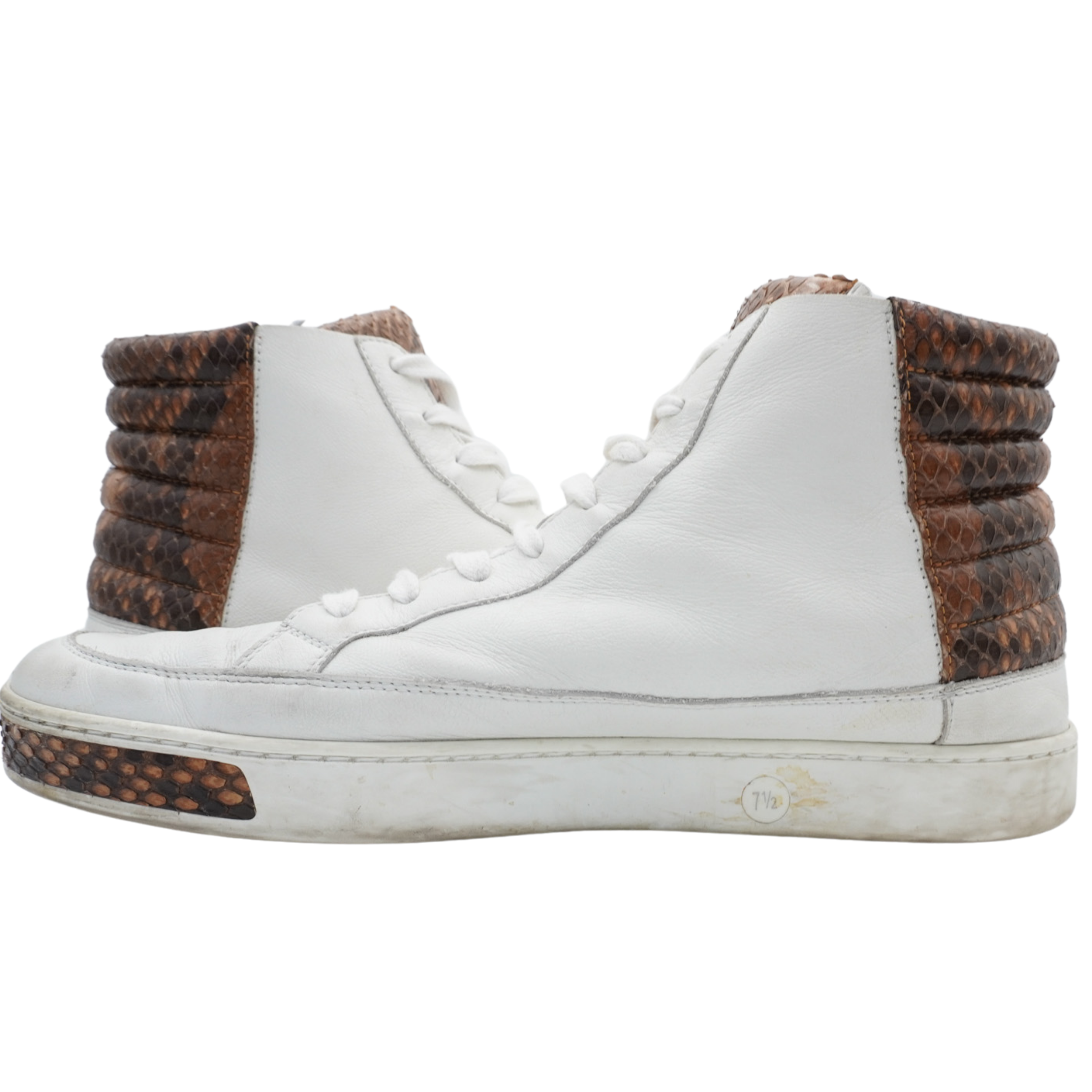Gucci Python High-Top Sneakers - Men's 7.5