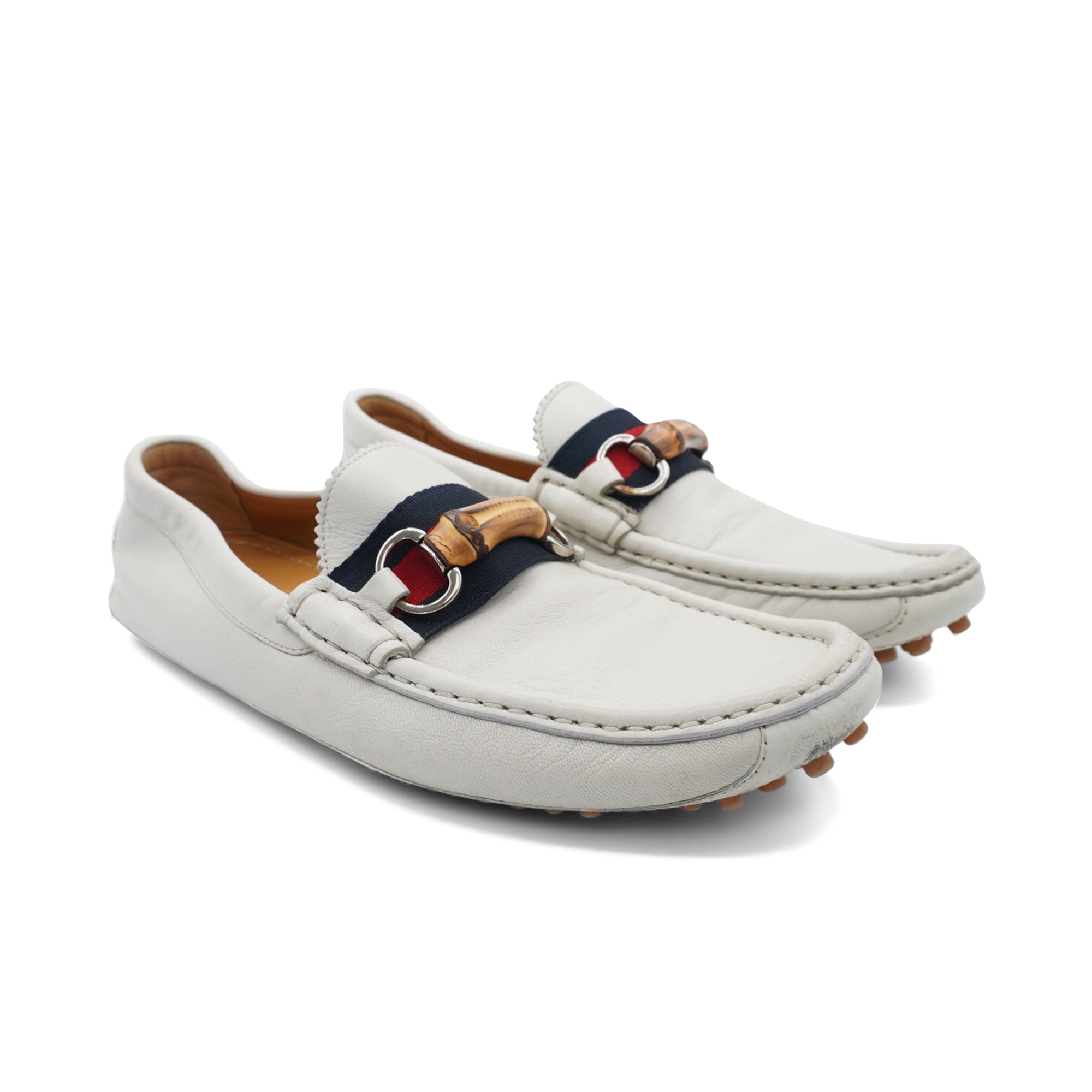 Gucci 'Web' Loafers - Men's 8