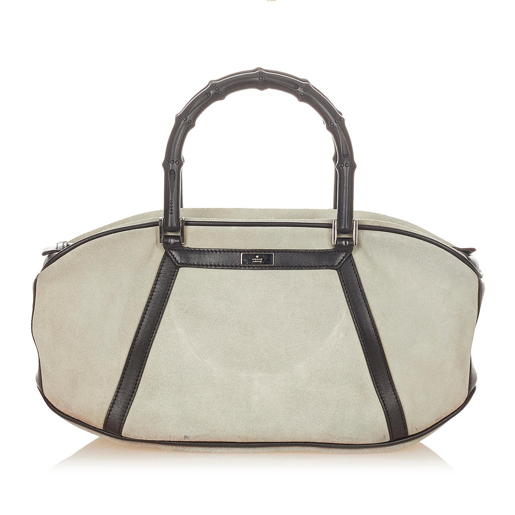 Gucci Bamboo Leather Handbag (SHG-32576)
