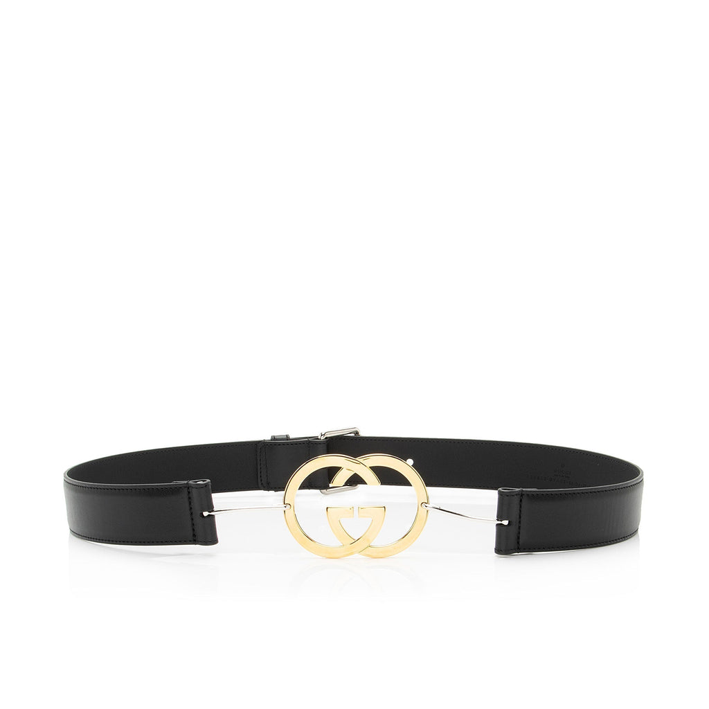 Gucci Calfskin Interlocking G Belt - Size 34 / 85 (SHF-TdVuwc)