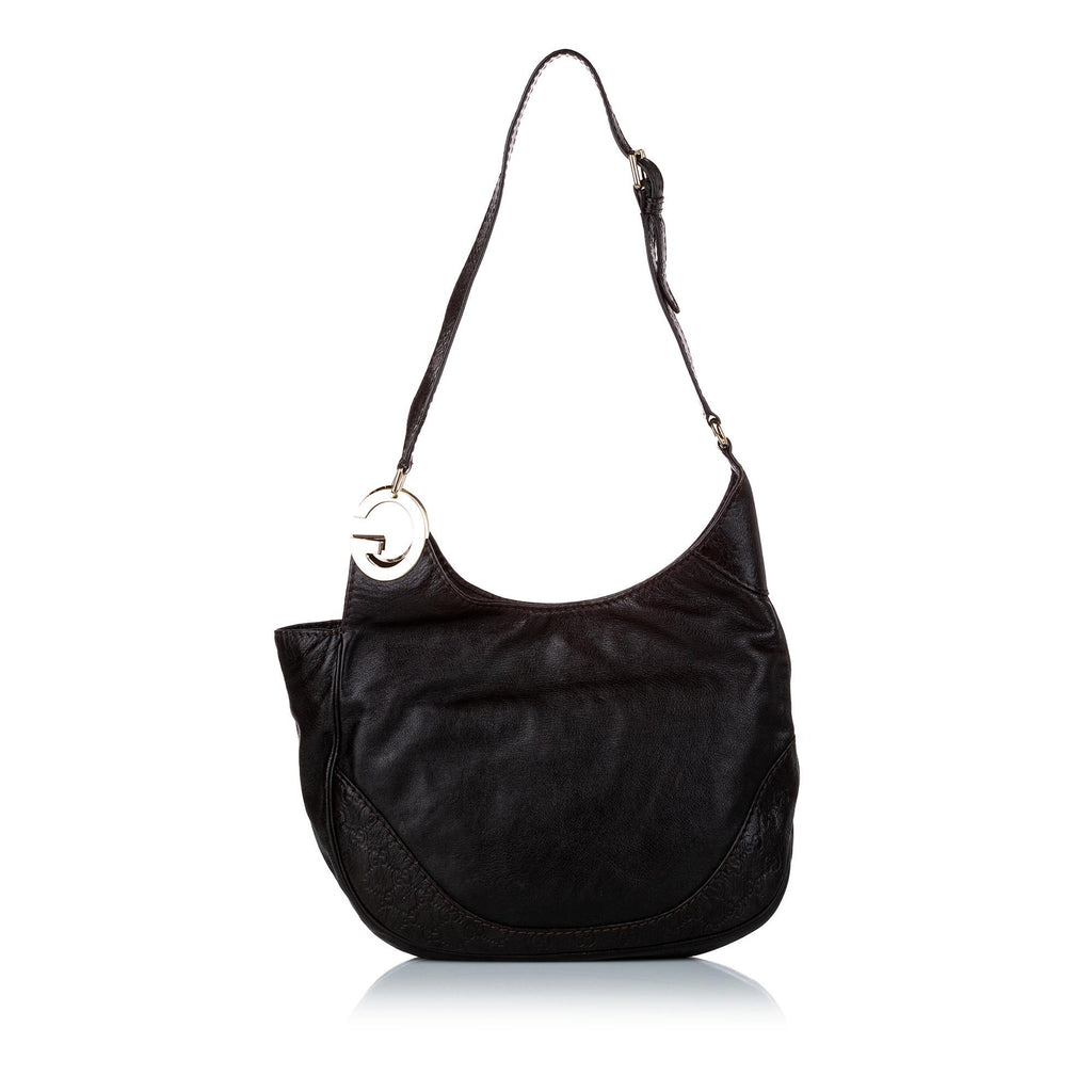 Gucci Charlotte Leather Shoulder Bag (SHG-29326)