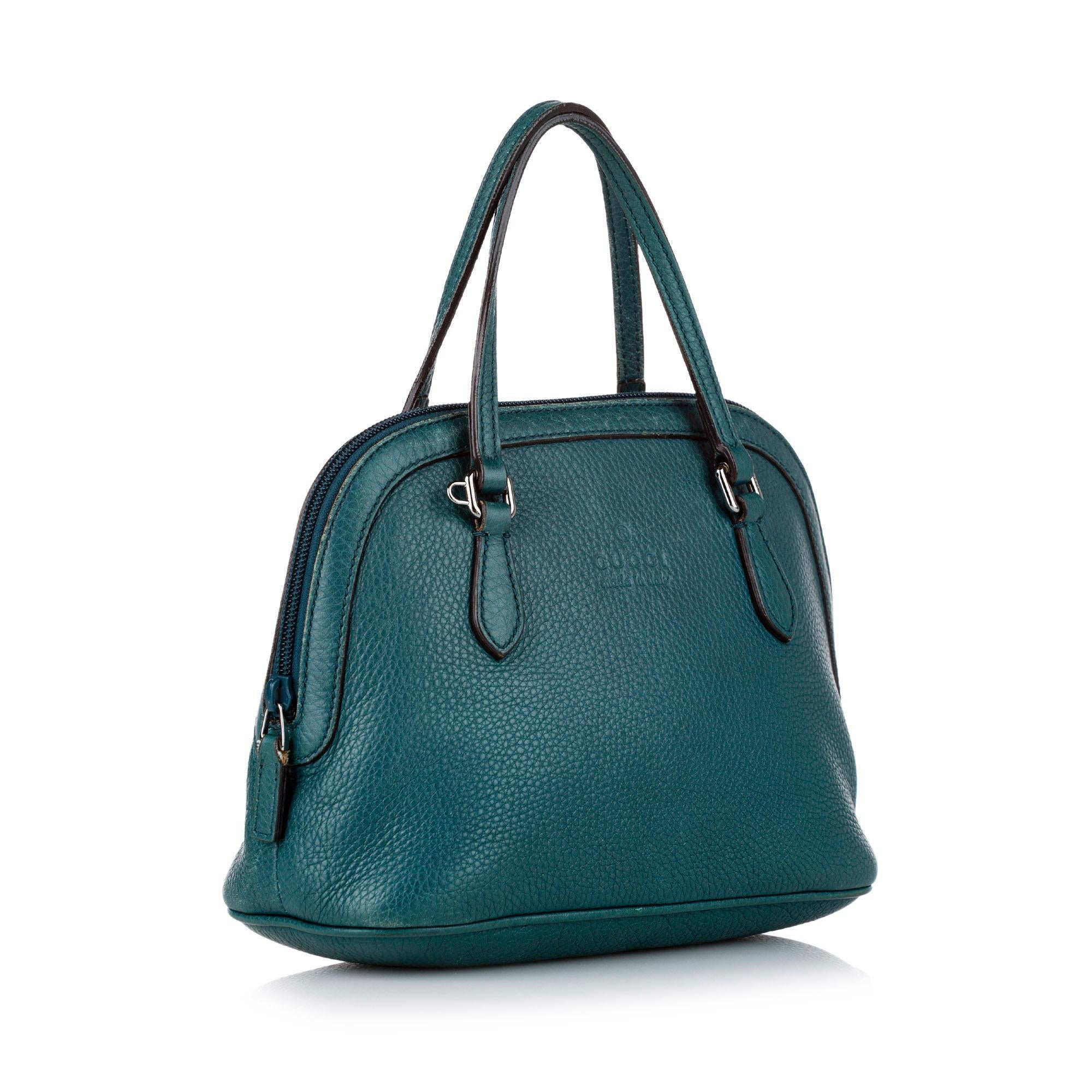 Gucci Dome Leather Satchel (SHG-32153)