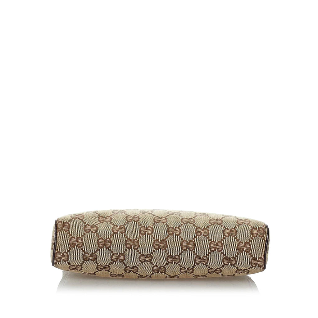 Gucci GG Abbey D-Ring Canvas Baguette (SHG-29572)