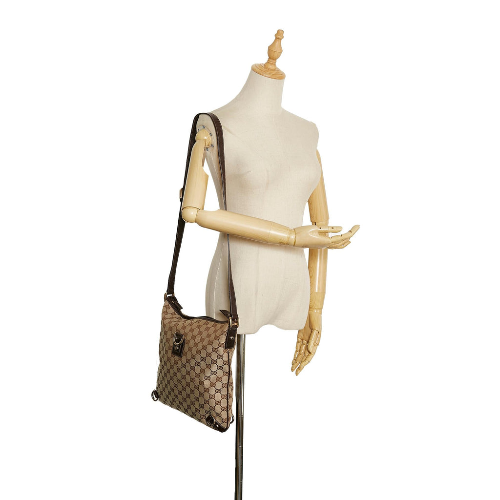 Gucci GG Canvas Abbey D-Ring Crossbody Bag (SHG-mLFI4s)