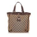 Gucci GG Canvas Abbey D-Ring Handbag (SHG-28190)