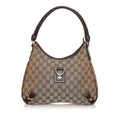 Gucci GG Canvas Abbey D-Ring Shoulder Bag (SHG-30808)