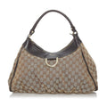 Gucci GG Canvas Abbey D-Ring Shoulder Bag (SHG-34136)