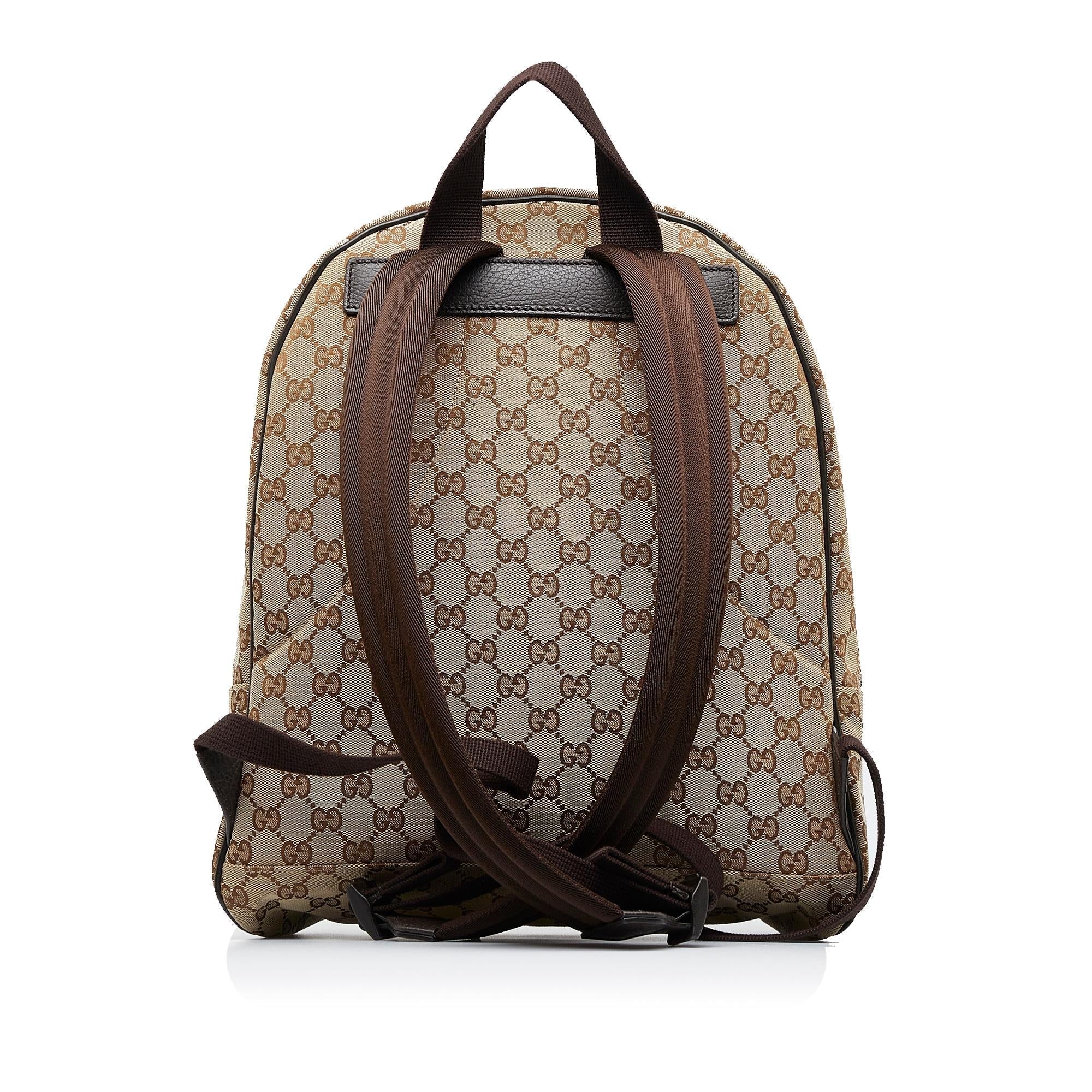 Gucci GG Canvas Backpack (SHG-sPLDgY)