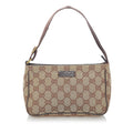 Gucci GG Canvas Baguette (SHG-31120)