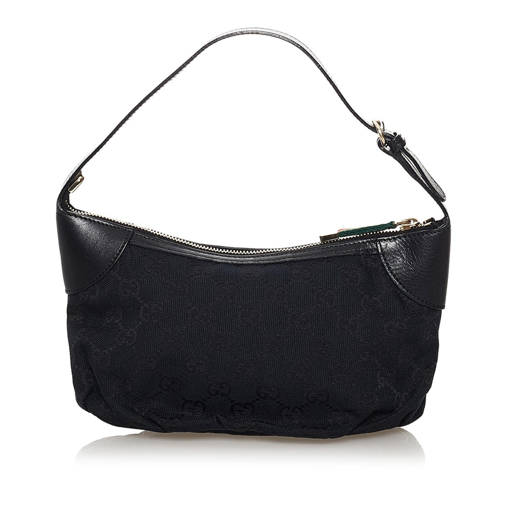 Gucci GG Canvas Baguette (SHG-34704)