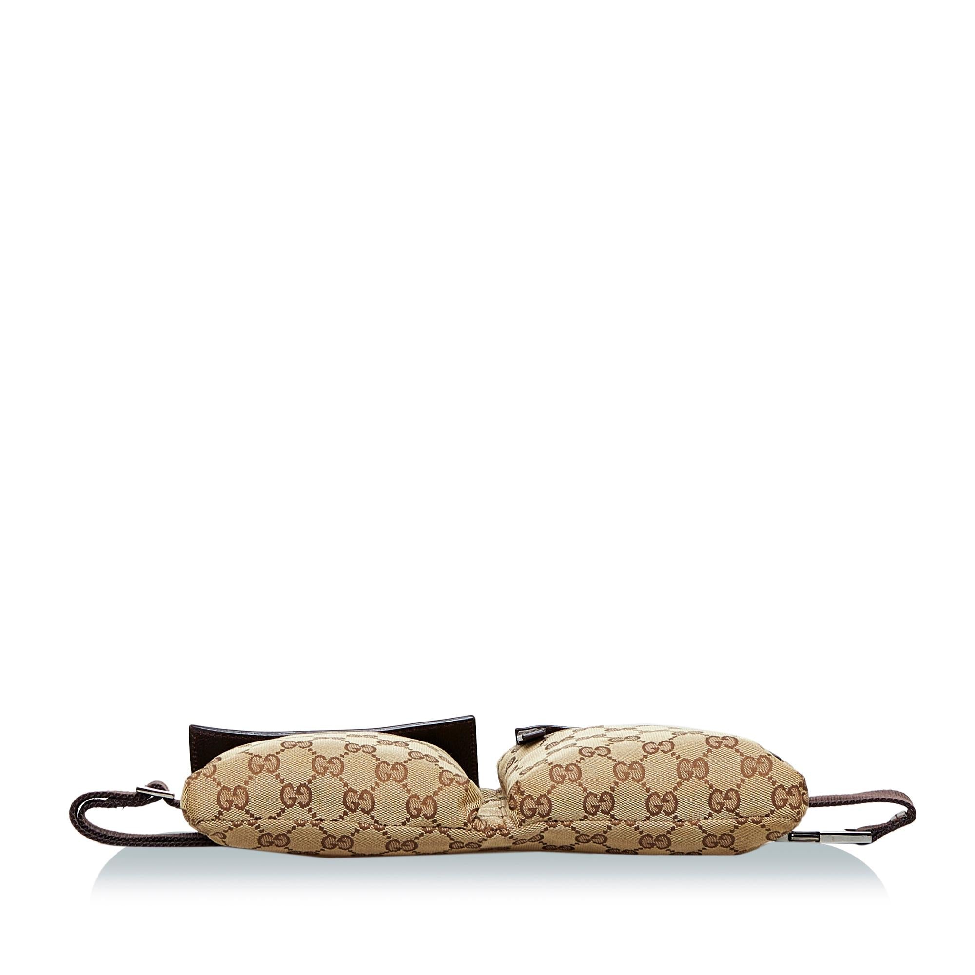 Gucci GG Canvas Belt Bag (SHG-UuReBi)
