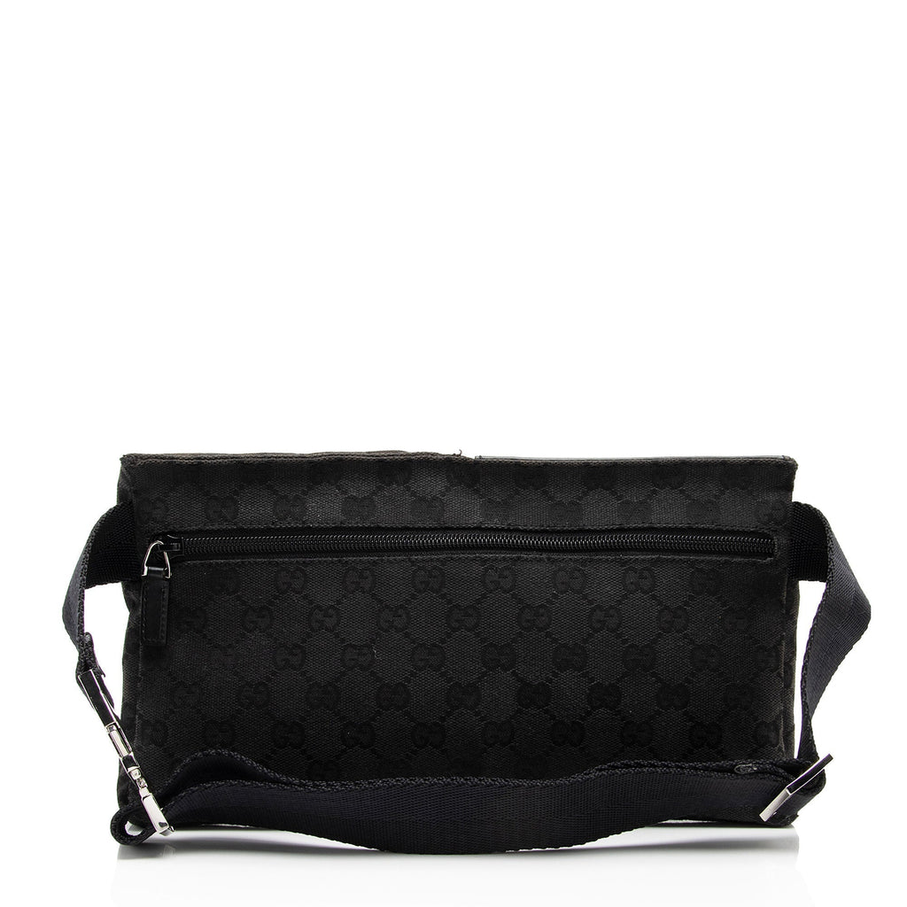 Gucci GG Canvas Double Pocket Belt Bag (SHF-4RHCaN)