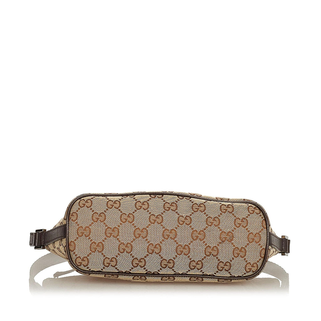 Gucci GG Canvas Boat Baguette (SHG-26182)