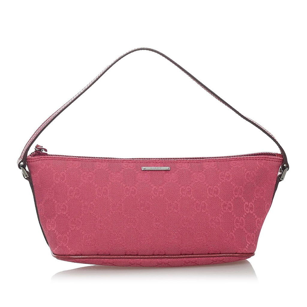 Gucci GG Canvas Boat Baguette (SHG-29455)