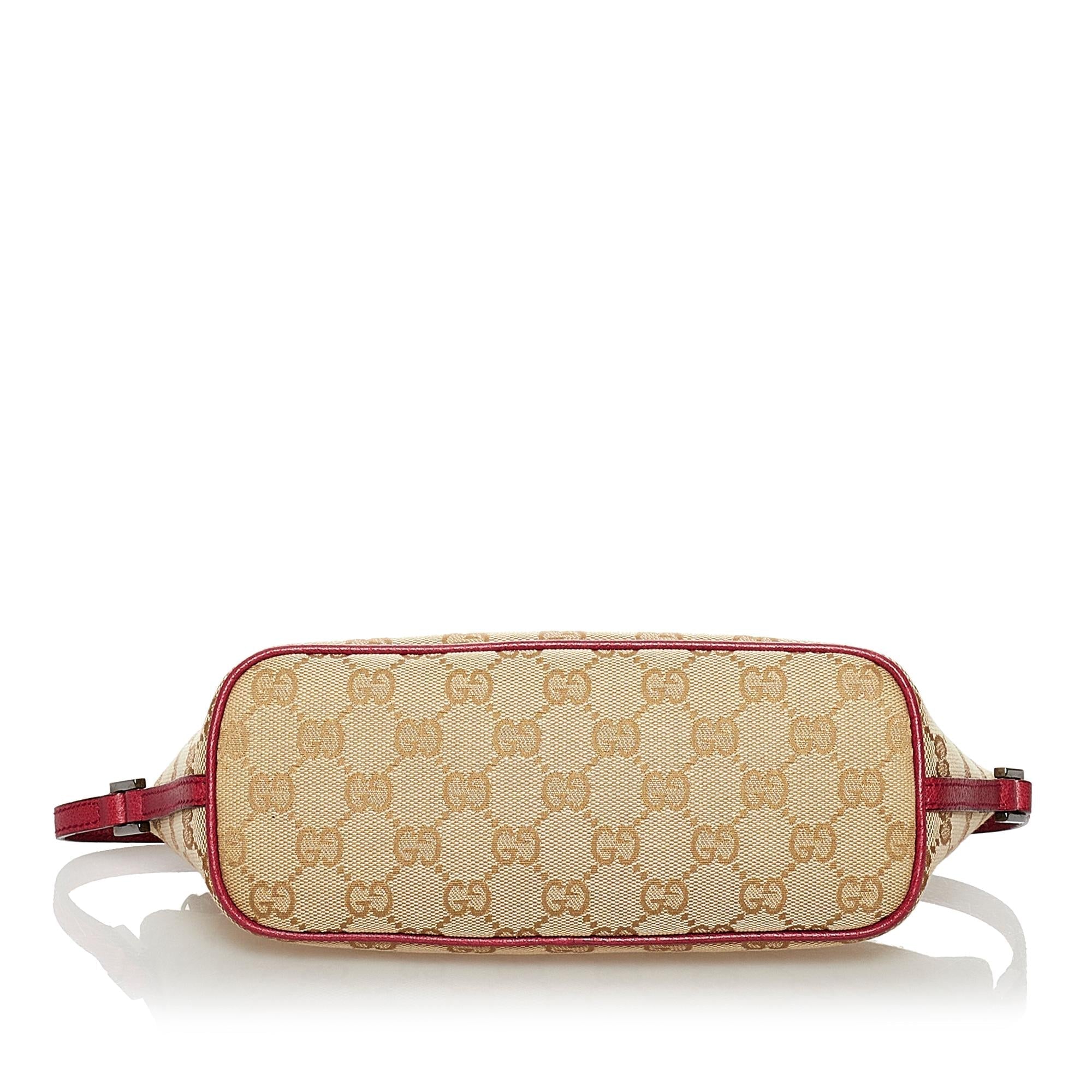 Gucci GG Canvas Boat Baguette (SHG-30849)
