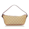 Gucci GG Canvas Boat Baguette (SHG-30849)