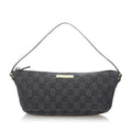 Gucci GG Canvas Boat Baguette (SHG-32025)